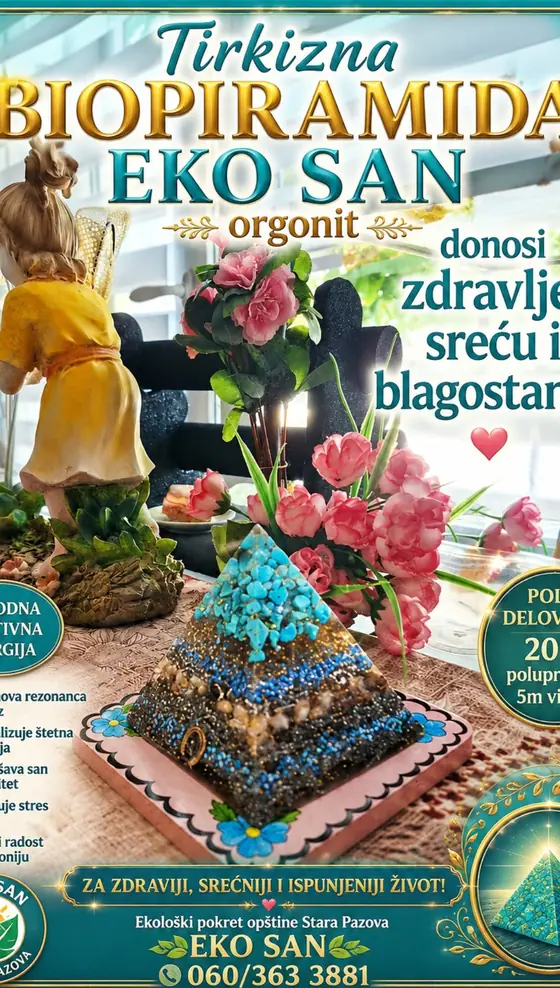 Tirkizna Biopiramida EKO SAN