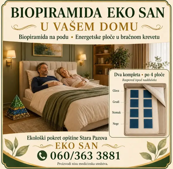 Biopiramida EKO SAN u vašem domu