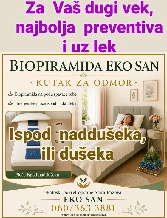 Biopiramida EKO SAN — kutak za odmor