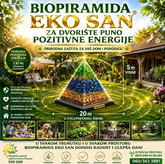 Biopiramida EKO SAN za dvorište