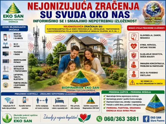 Nejonizujuća zračenja su svuda oko nas