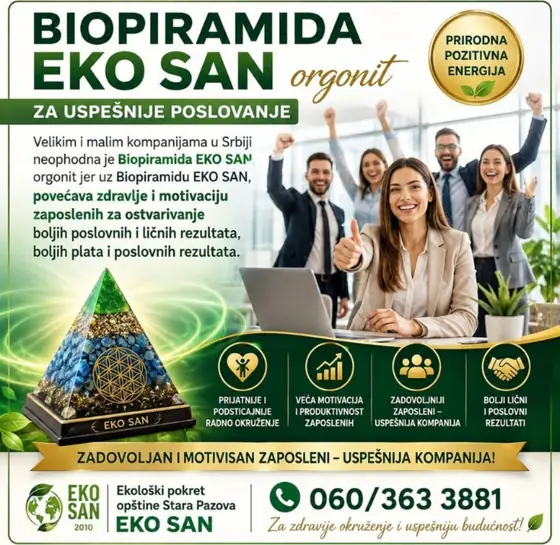 Biopiramida EKO SAN za uspešnije poslovanje
