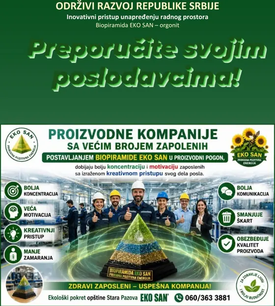 Biopiramide EKO SAN za proizvodne kompanije