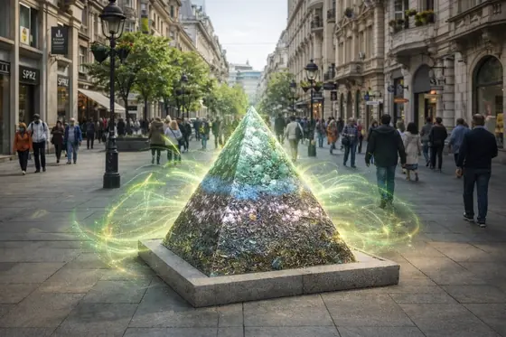 Biopiramida EKO SAN u gradu